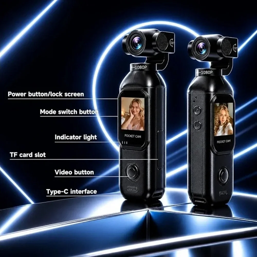 Body Camera with Audio and Video Recording Mini Wearable Body Worn Cam Portable